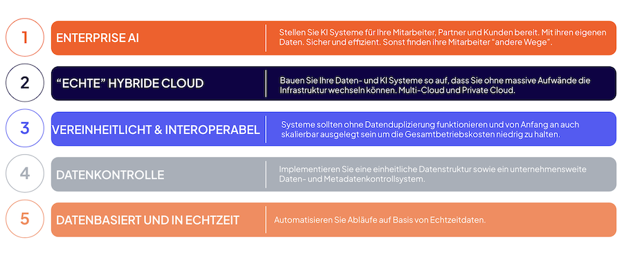 Data intelligence: 5 important characteristics for data &amp; AI strategy