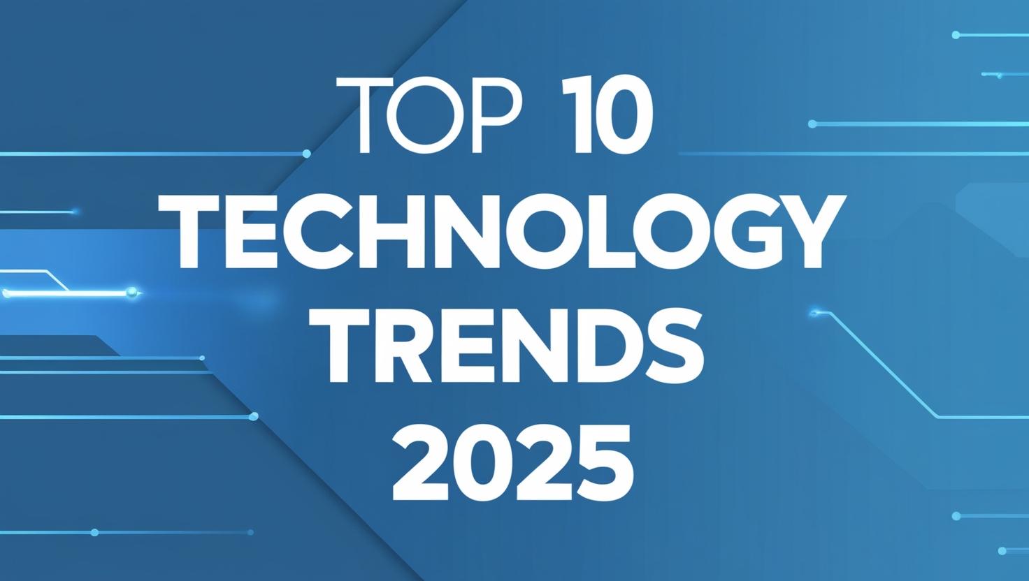 AI, quantum computers & co: the top 10 technology trends for 2025 - it ...