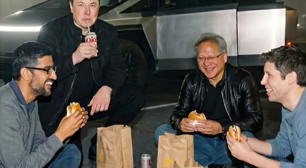 „Es ist offensichtlich gefälscht. Ich esse keine Hamburger.“